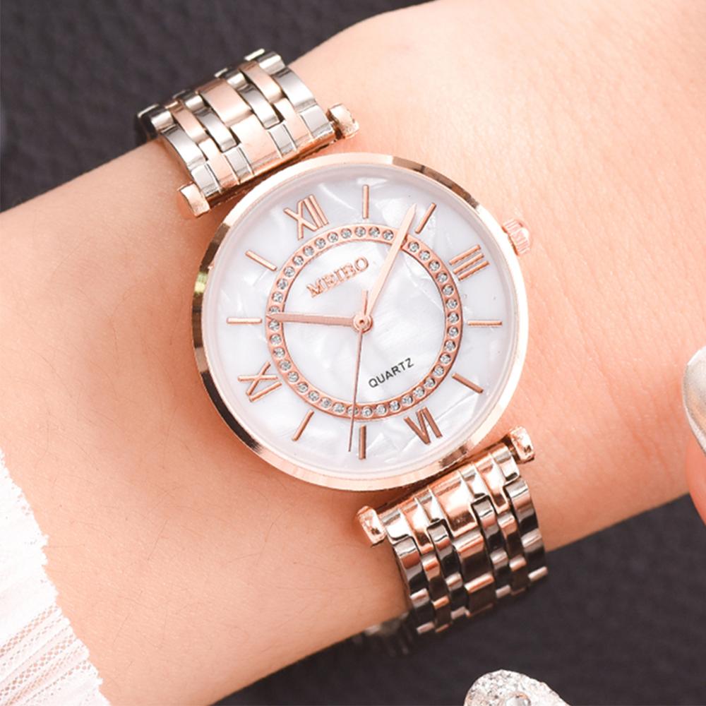Luxury Watch Ladies - Luxury Crystal Women Bracelet Watches Top
