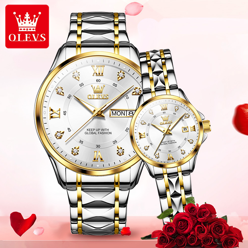 OLEVS 2906 Couple Watch Origin - Luxury Watch News 评论和价格