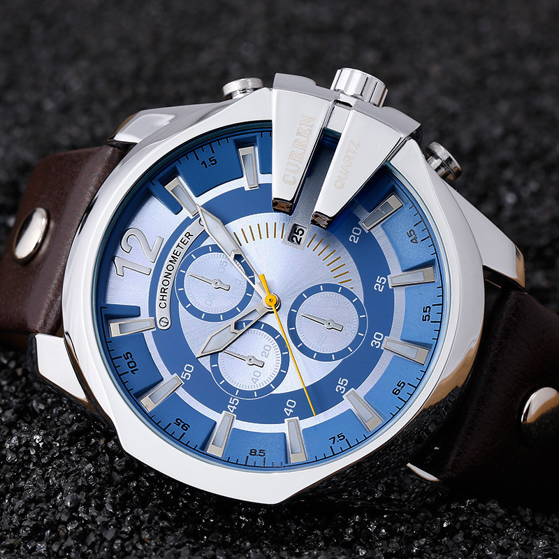 Curren Mens Watches Top Brand  - Luxury Watch Holder For Men 评论和价格