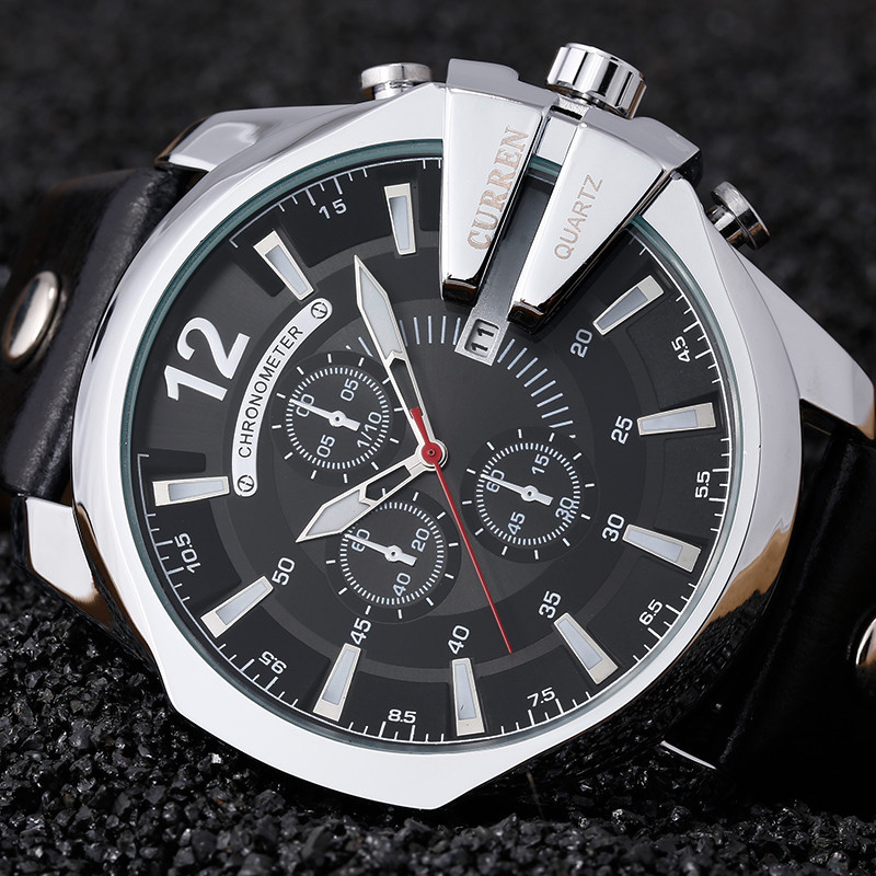 Curren Mens Watches Top Brand  - Luxury Watch Holder For Men 评论和价格