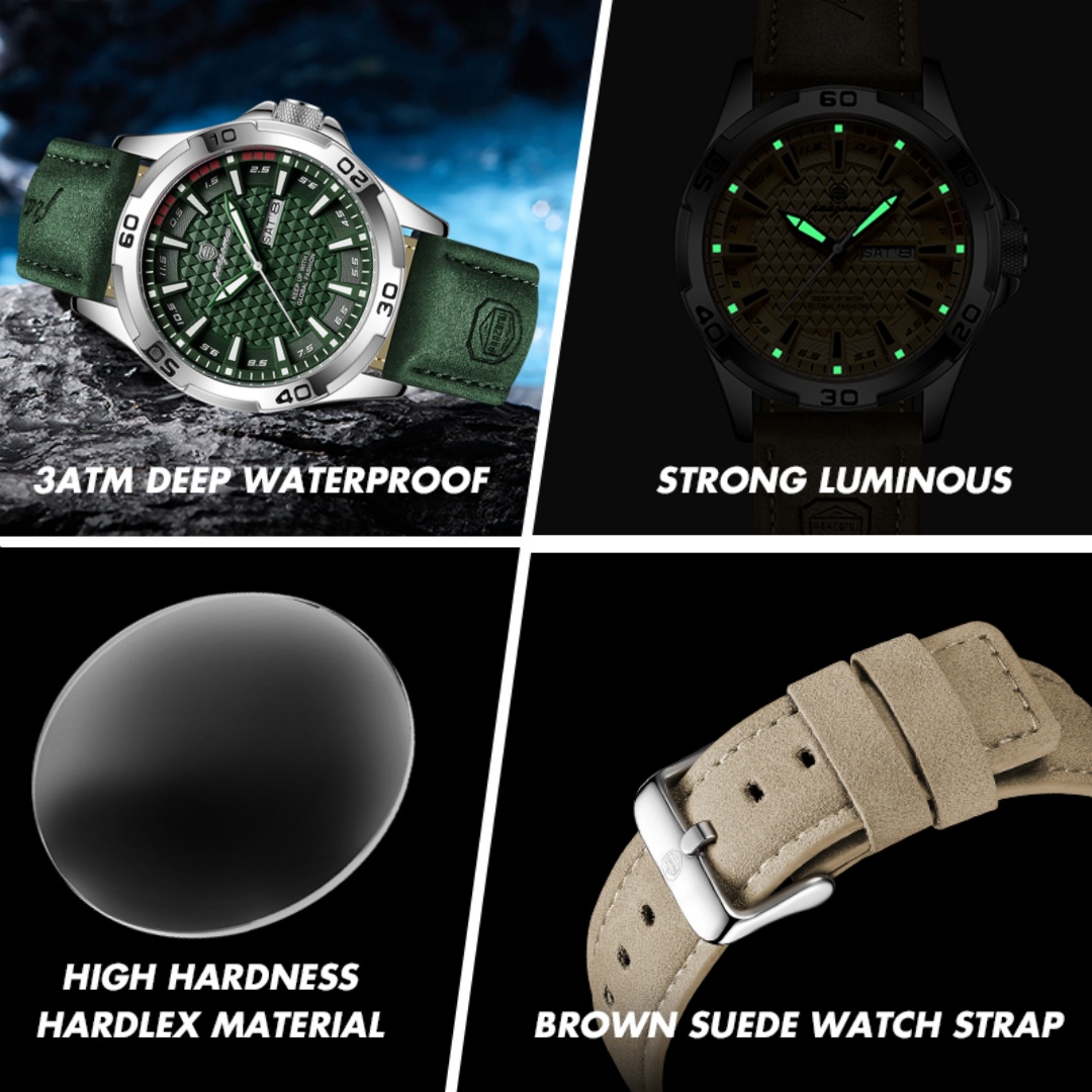 PAAZOMU Luxury Brand Men Watch - Luxury Watch Holder For Men 评论和价格