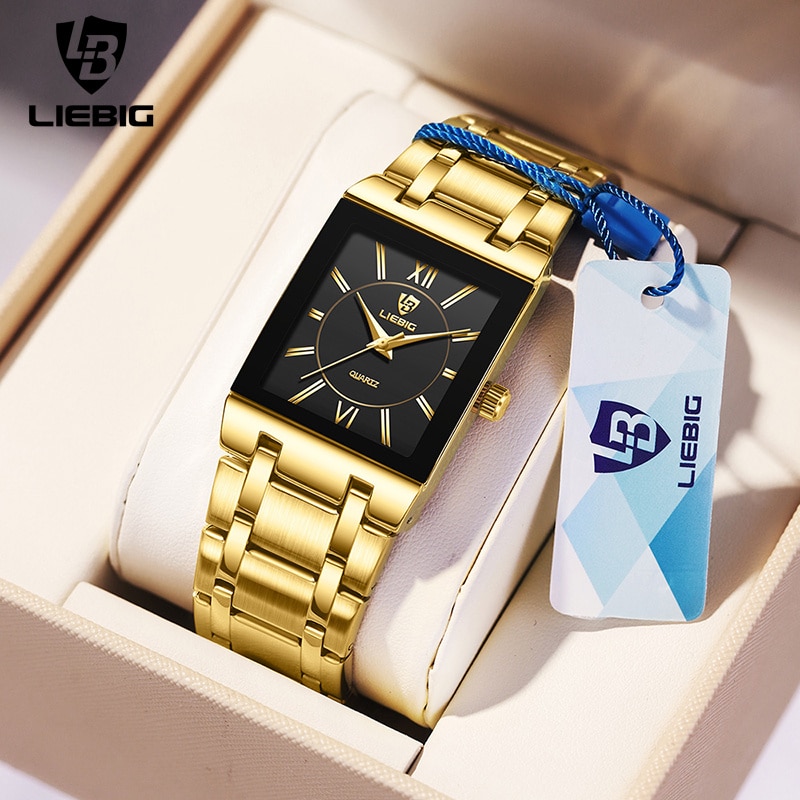 LiEBIG Luxury Golden Quartz Wr - Luxury Watch News 评论和价格