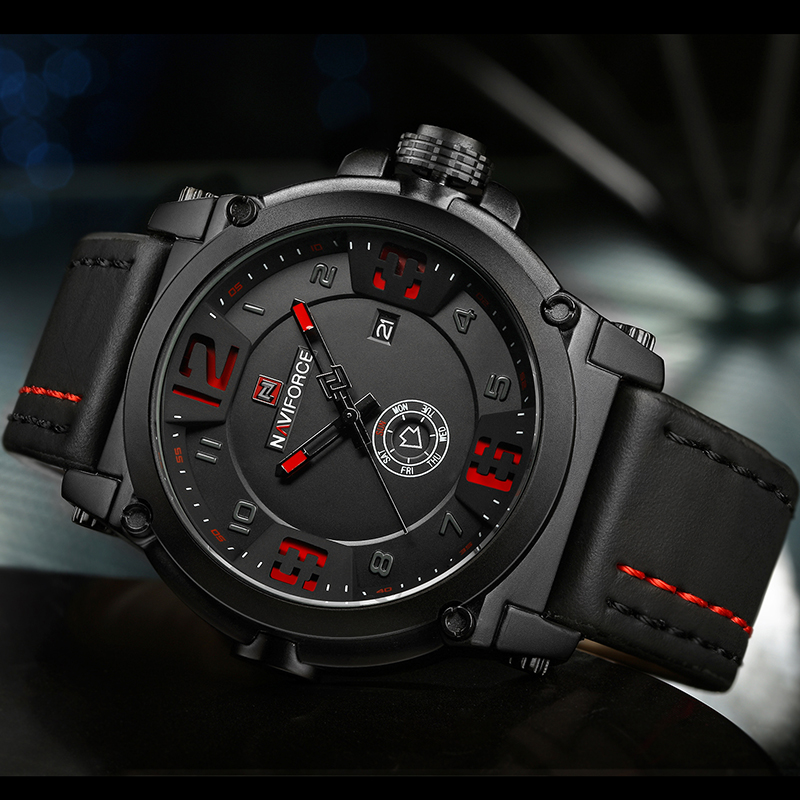Top Brand Luxury NAVIFORCE Men - Luxury Watch Holder For Men 评论和价格