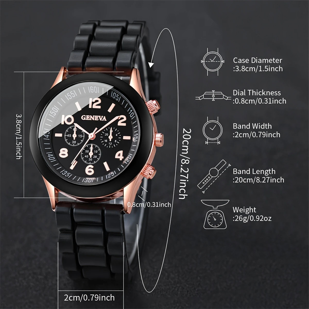 2Pcs Luxury Women's Watch Set  - Luxury Watch Kit 评论和价格