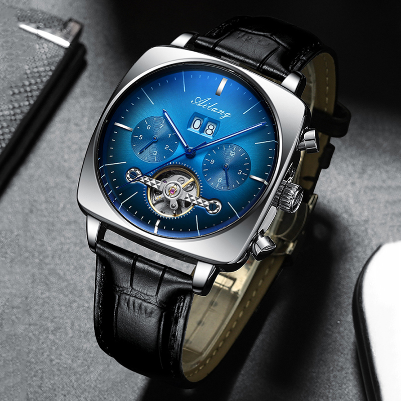 AILANG Famous Brand New Square - Luxury Watch Holder For Men 评论和价格