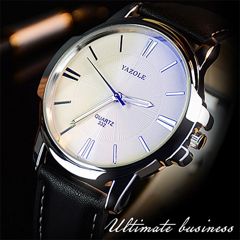 New YAZOLE Mens Watches Top Br - Luxury Watch Holder For Men 评论和价格