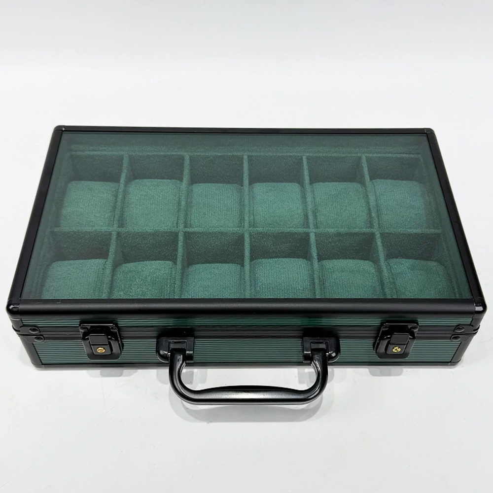 18/6/12/15 Slots Aluminum Gree - Luxury Watch Class 评论和价格