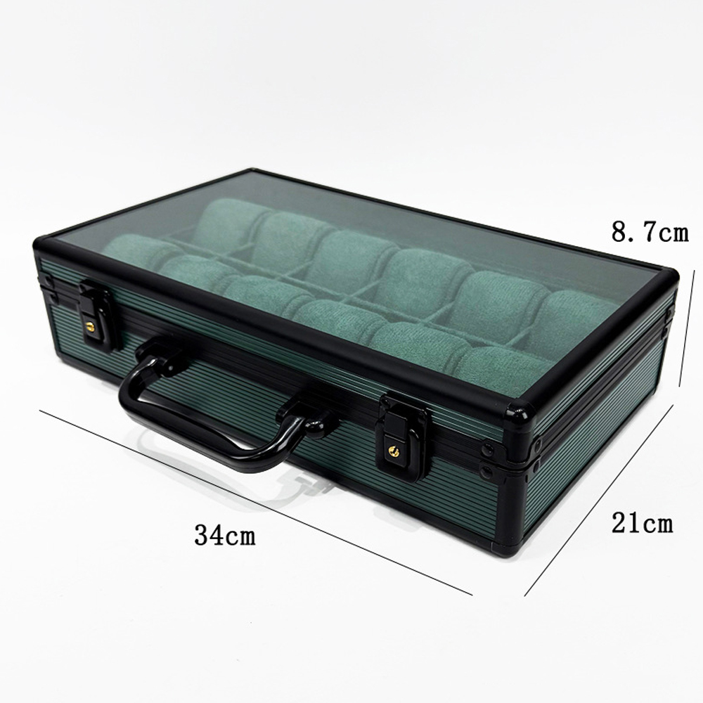18/6/12/15 Slots Aluminum Gree - Luxury Watch Class 评论和价格
