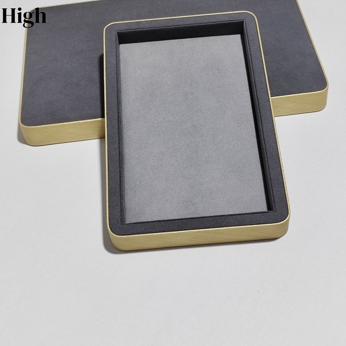 Gray Suede Leather Jewelry Dis - Luxury Watch Photography 评论和价格